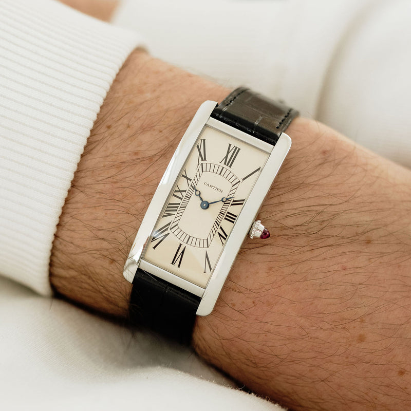 Cartier Tank Cintrée Platinum Reedition - WGTA0193