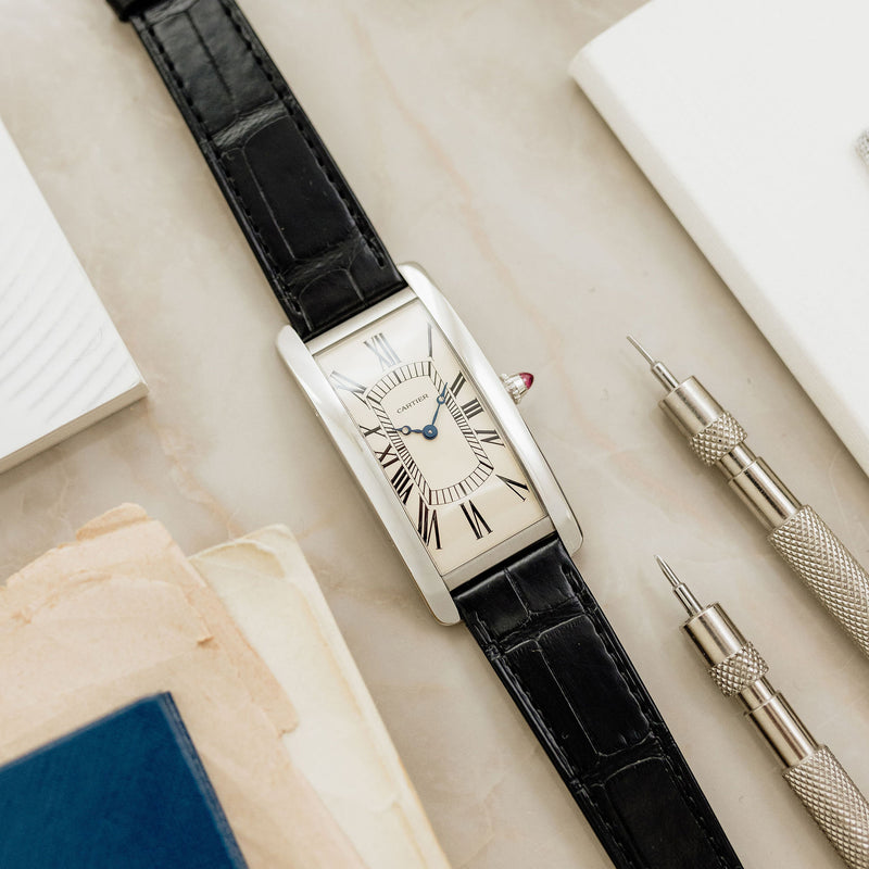 Cartier Tank Cintrée Platinum Reedition - WGTA0193