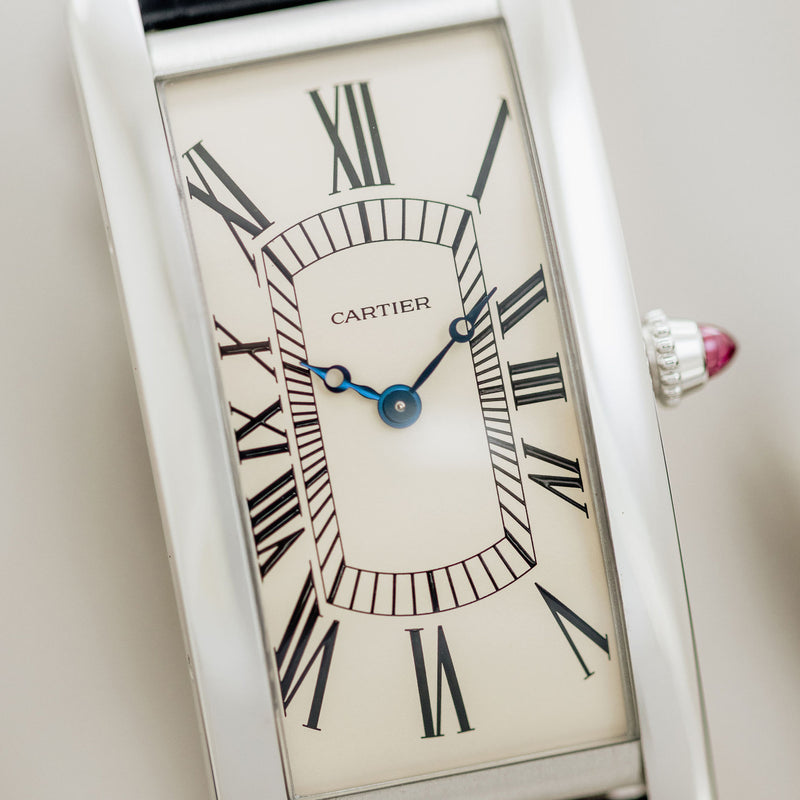 Cartier Tank Cintrée Platinum Reedition - WGTA0193