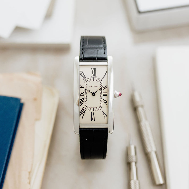 Cartier Tank Cintrée Platinum Reedition - WGTA0193
