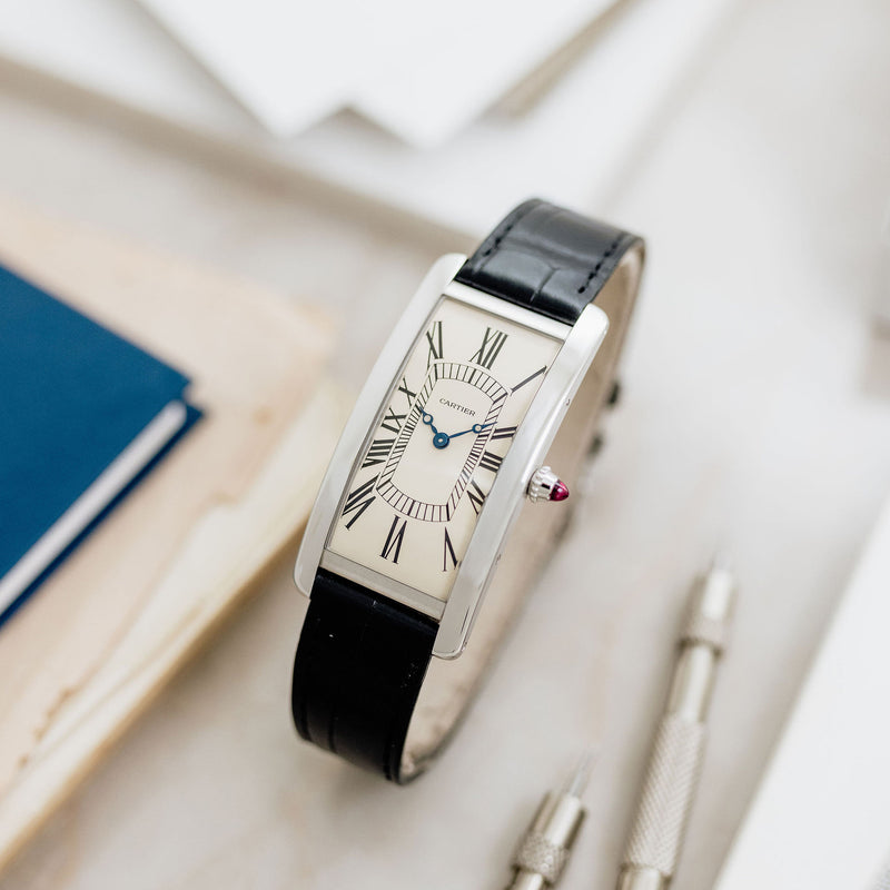 Cartier Tank Cintrée Platinum Reedition - WGTA0193