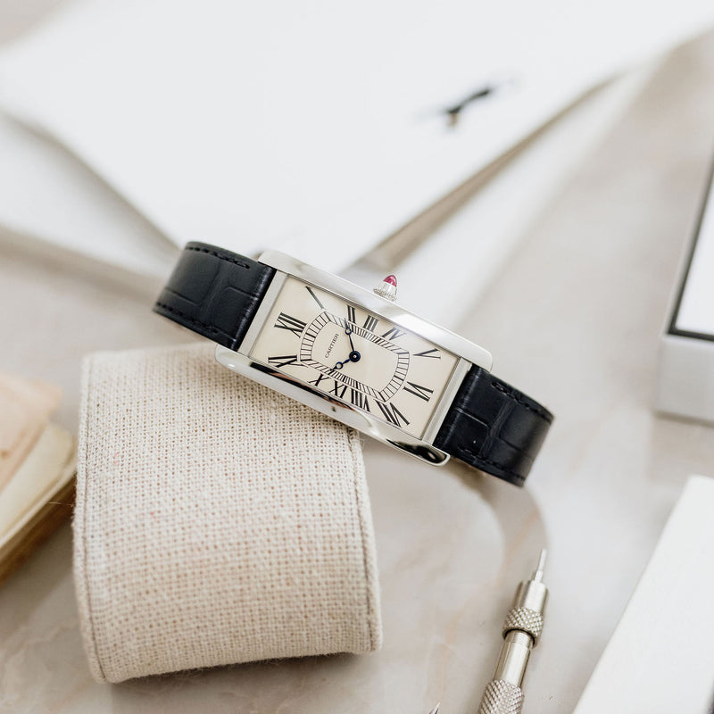 Cartier Tank Cintrée Platinum Reedition - WGTA0193