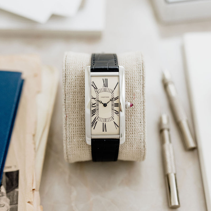 Cartier Tank Cintrée Platinum Reedition - WGTA0193