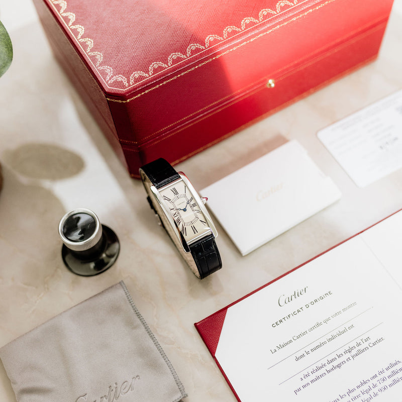 Cartier Tank Cintrée Platinum Reedition - WGTA0193