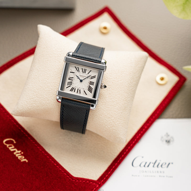 Cartier Tank Chinoise - Platinum - 2685G - Cartier Service