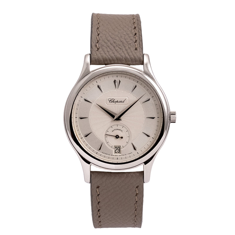Chopard L.U.C. 1860 - Silver dial - White gold - Full set – Mr Watchley