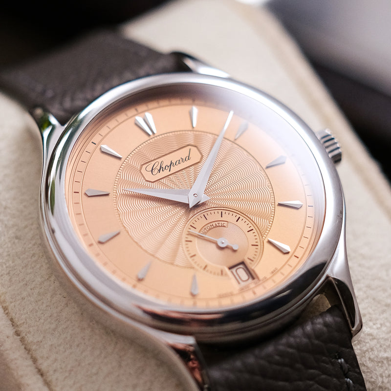 Chopard L.U.C. 1860 - Salmon Guilloché dial - 16/1860/2