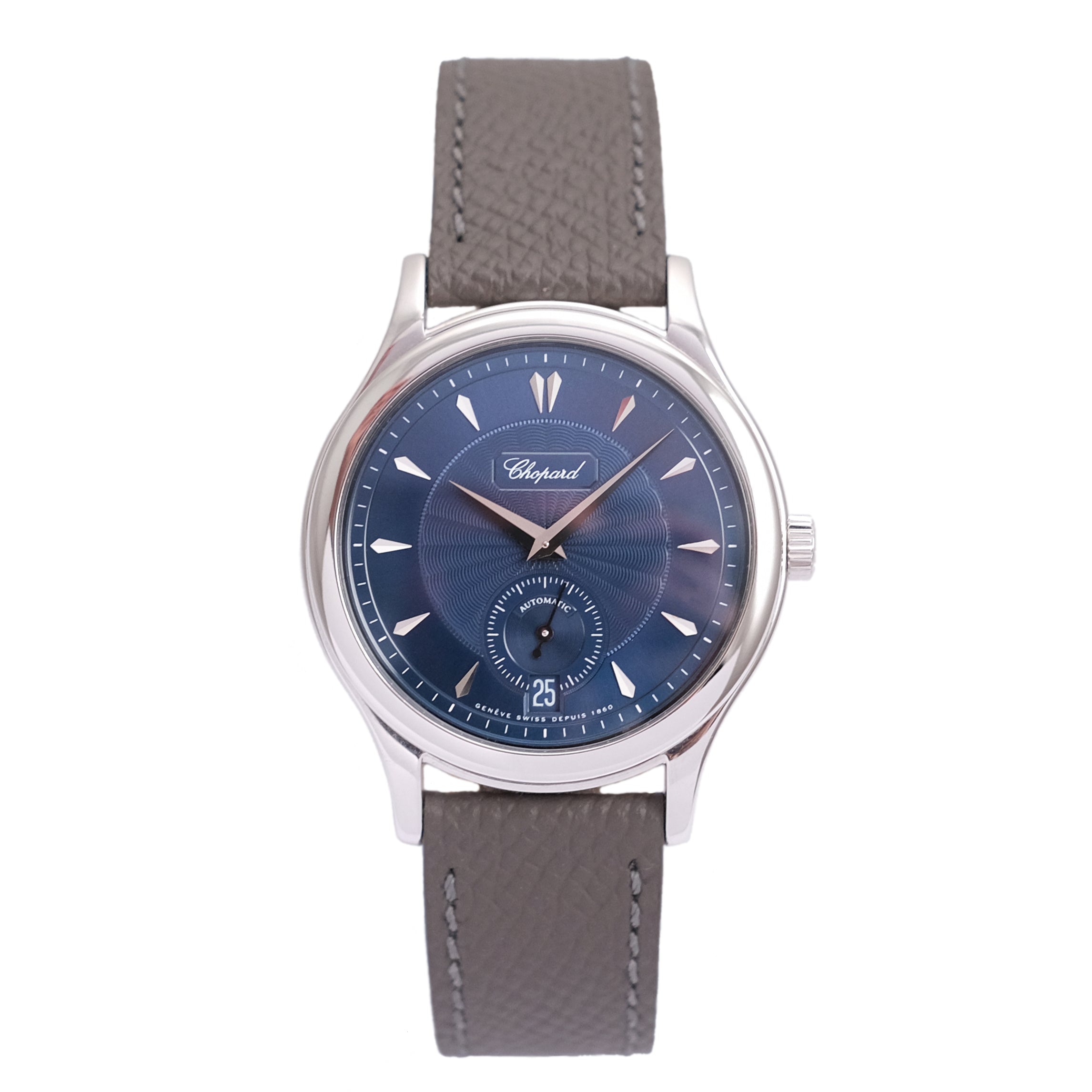 Chopard L.U.C. 1860 - 1.96 movement - Blue Guilloché dial – Mr Watchley