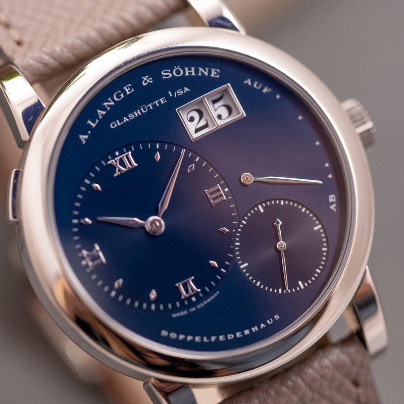 A. Lange & Söhne Lange 1 - Ref. 101.027 - Blue dial