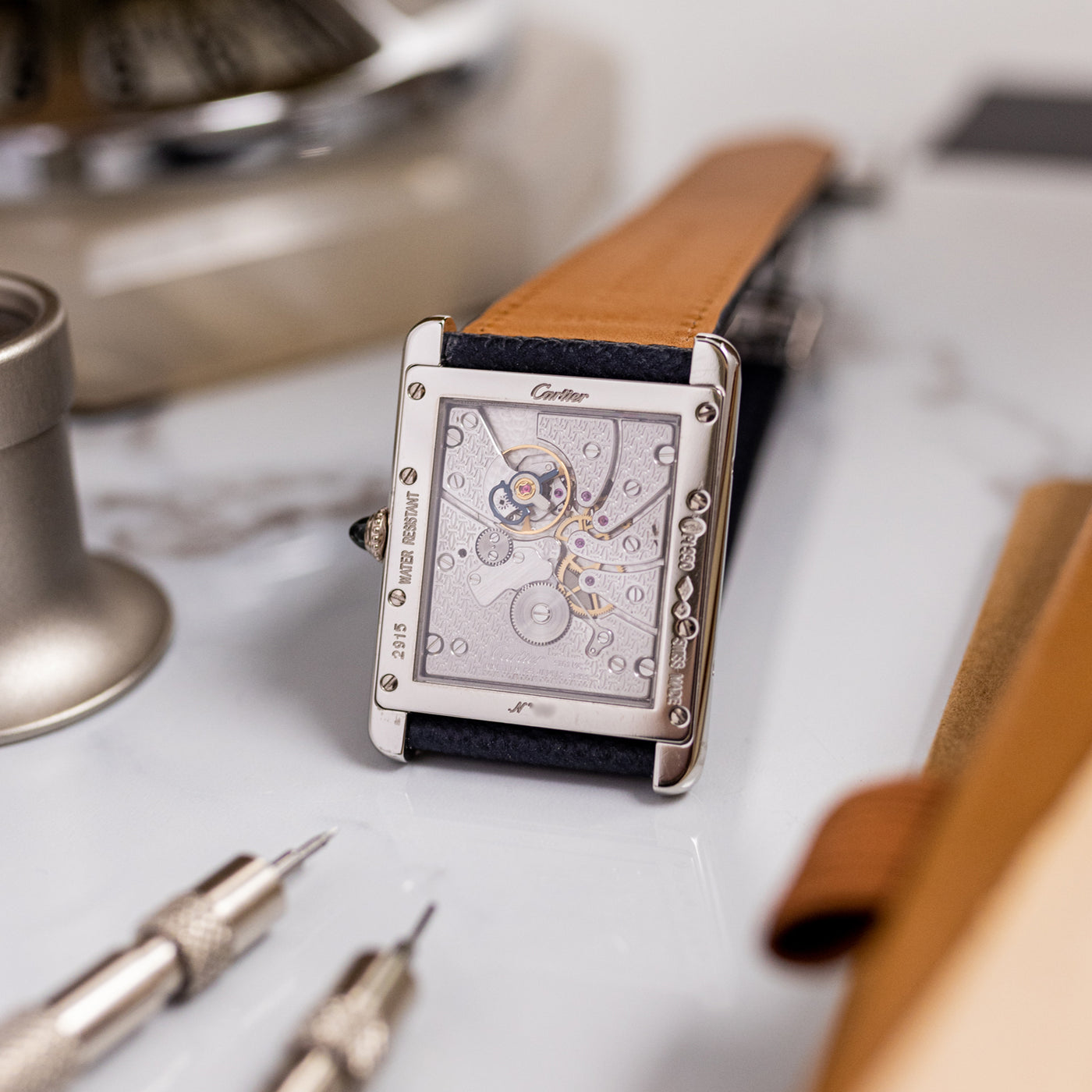 Cartier Tank XL - Ref. 2915 - Platinum - Collection Privée Cartier