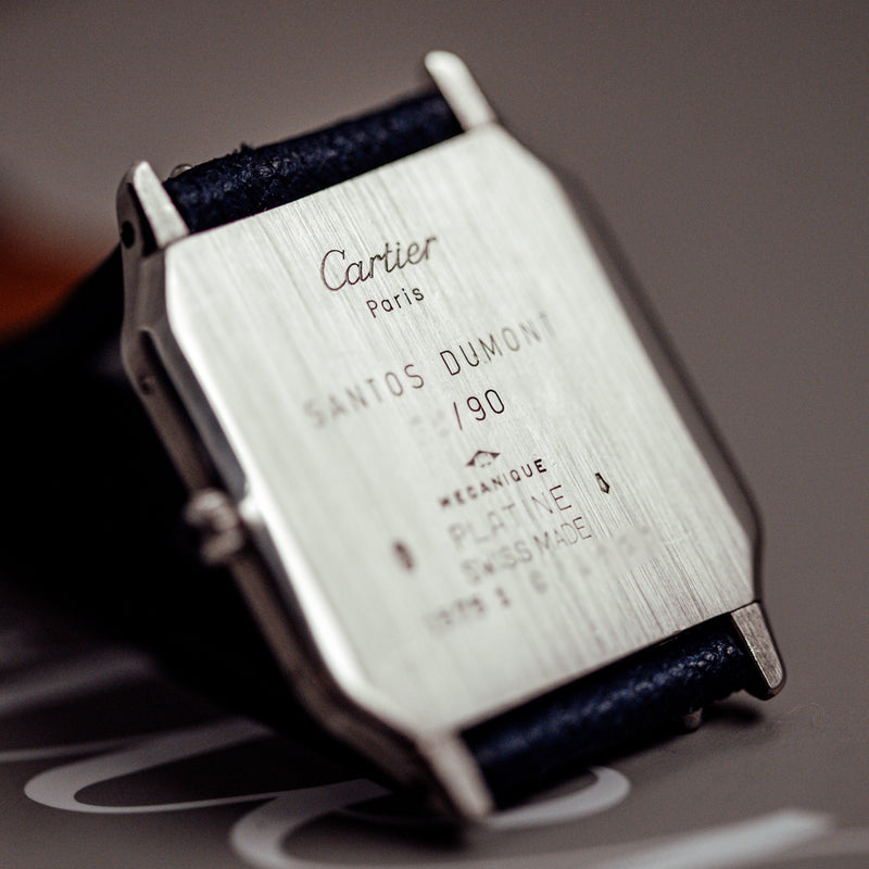 Cartier Santos Dumont 90th anniversary - Salmon dial - 1575 