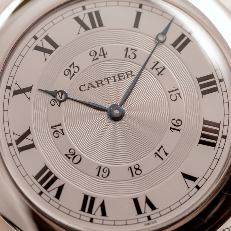 Cartier Platinum Pocket Watch - 1994 reedition
