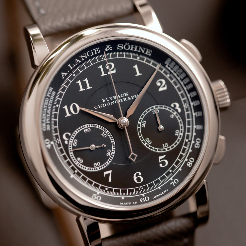 A. Lange Sohne 1815 Flyback Chronograph Black dial Mr Watchley