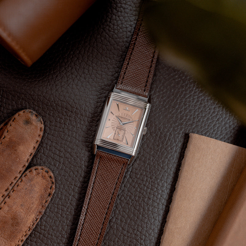 Jlc Reverso Dial Pattern Jaeger-LeCoultre Reverso Art Deco - Salmon guilloché dial – Mr Watchley