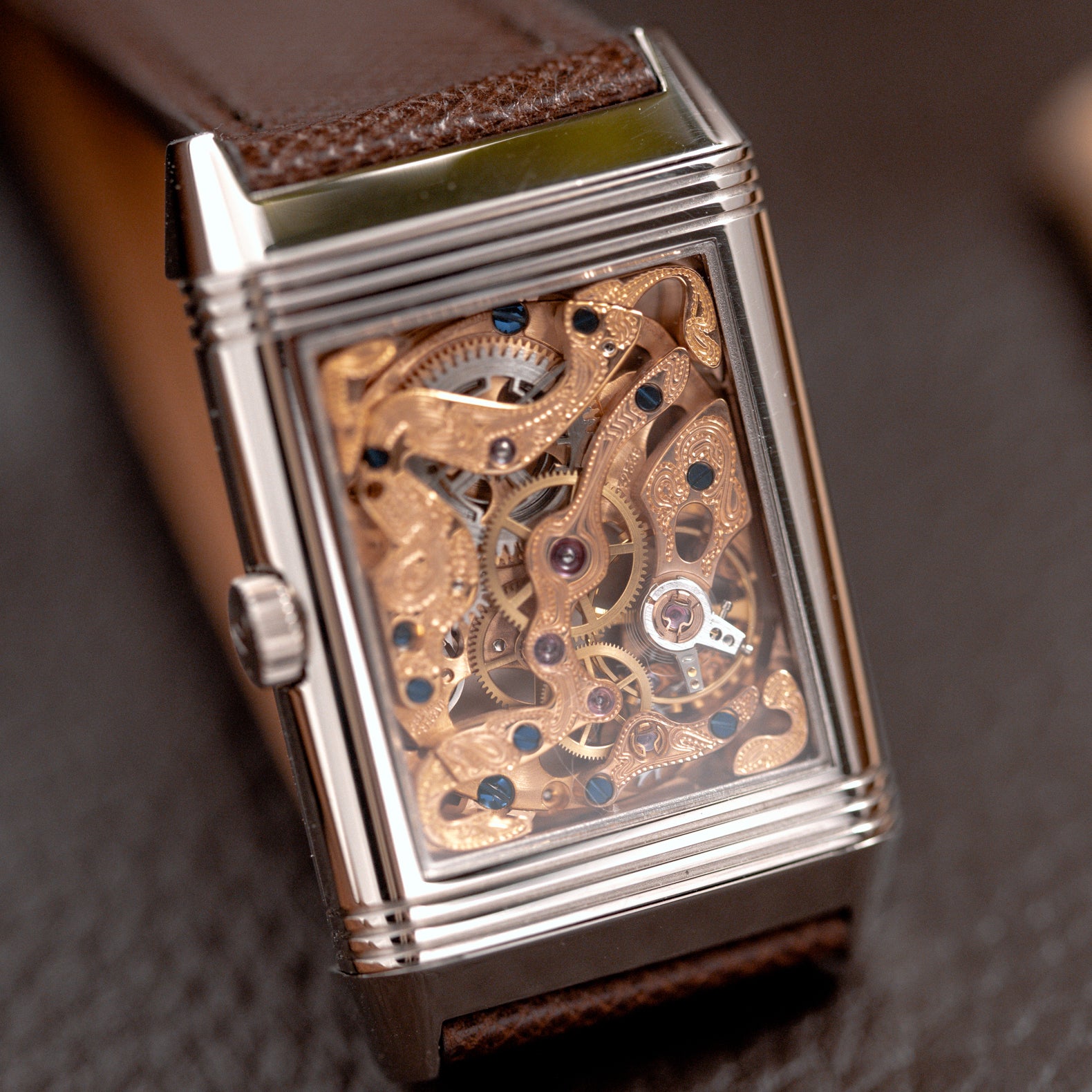 Jaeger-LeCoultre Reverso Art Deco - Salmon guilloché dial – Mr Watchley