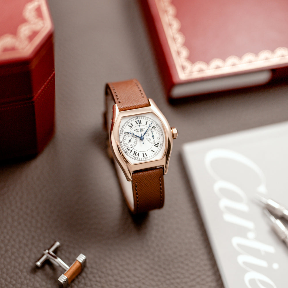 Cartier Tortue Monopoussoir Yellow Gold - 2356 - Full set