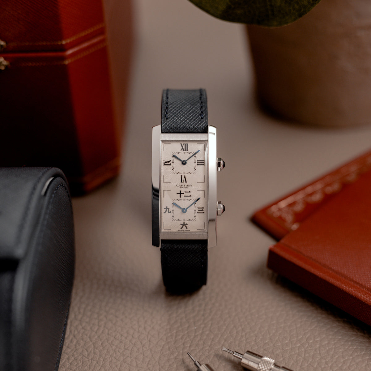 非売品　Cartier トランプセット 2セット　未使用品 Cartier Tank Cintrée Dual Time - 2767 - CPCP - Full set – Mr