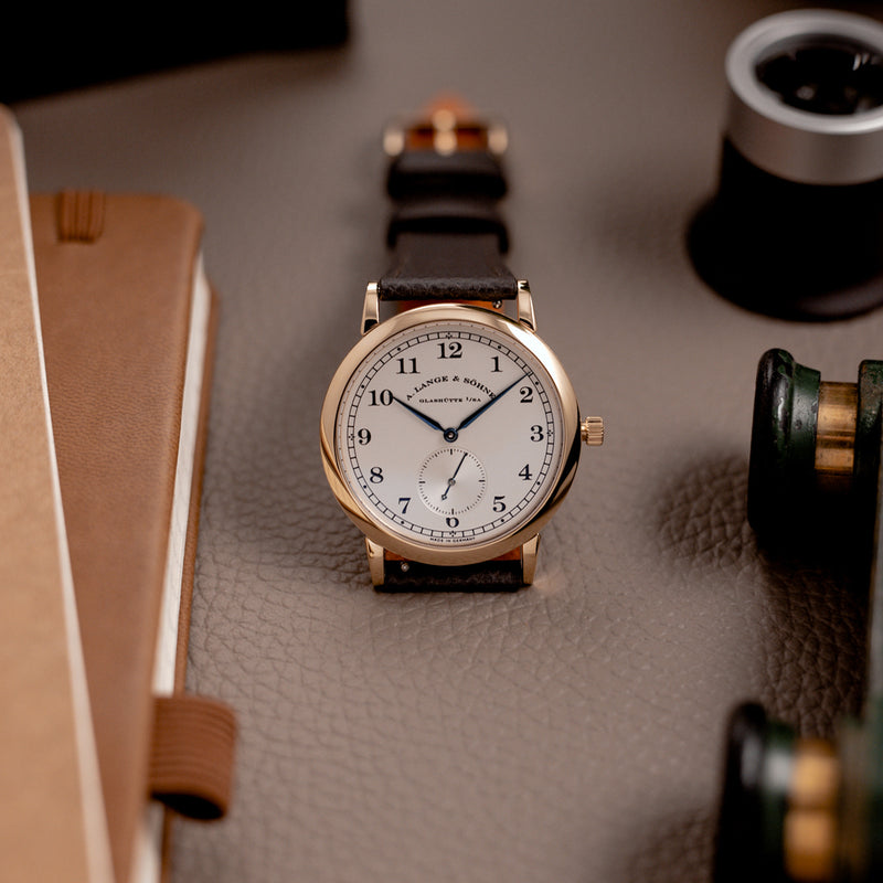 A. Lange & Söhne 1815 Yellow gold Ref. 206.021 - Full set &  ALS Service sealed