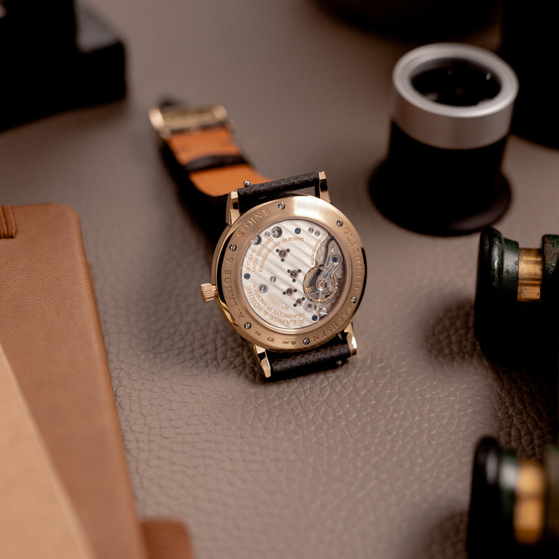 A. Lange & Söhne 1815 Yellow gold Ref. 206.021 - Full set &  ALS Service sealed