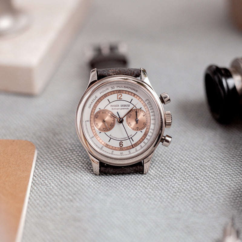 Roger Dubuis Hommage Chronograph H37 - Salmon sector dial
