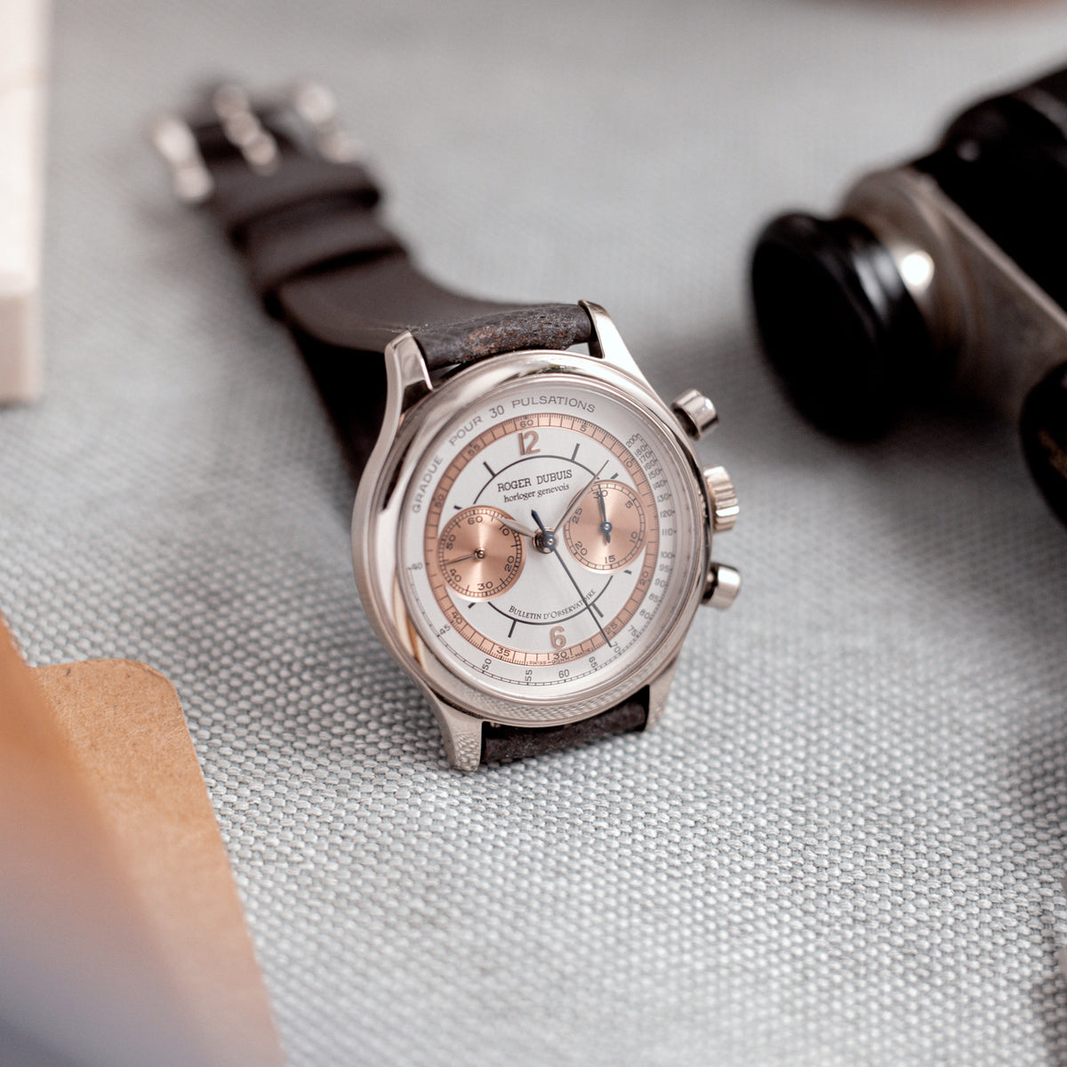 腕時計 Hommage Model Roger Dubuis Hommage Chronograph H37 - Salmon sector dial – Mr