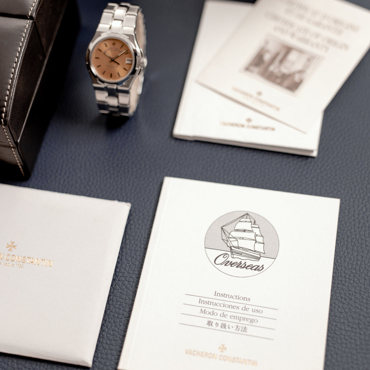 VACHERON CONSTANTIN 箱セット Vacheron Constantin Overseas - 42052 - Salmon Dial - Full set – Mr
