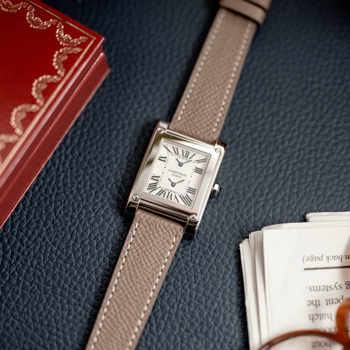 Cartier Tank a Vis Dual Time CPCP 2552 – Mr Watchley