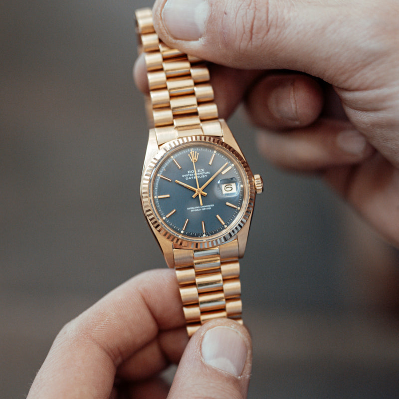 Rolex Datejust Yellow gold 1601 - Full set from 1968